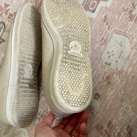Adidas Men’s Stan Smith Cream Sneakers - Picture 4 of 5